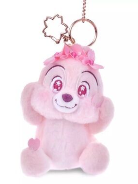 Disney Japan SAKURA COLLECTION 2026 Chip Plush Keychain